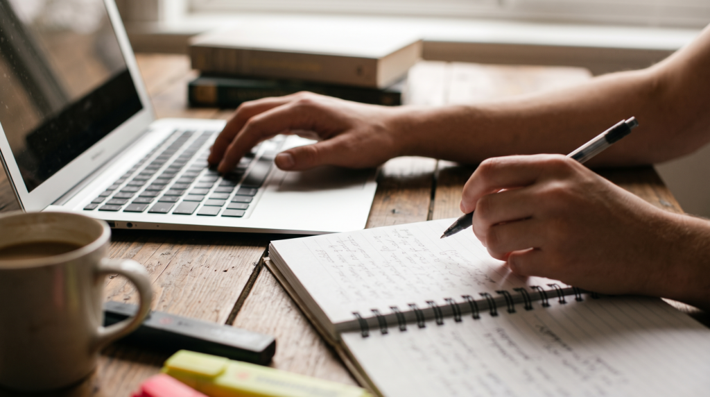 AI to study person using AI tools for studying